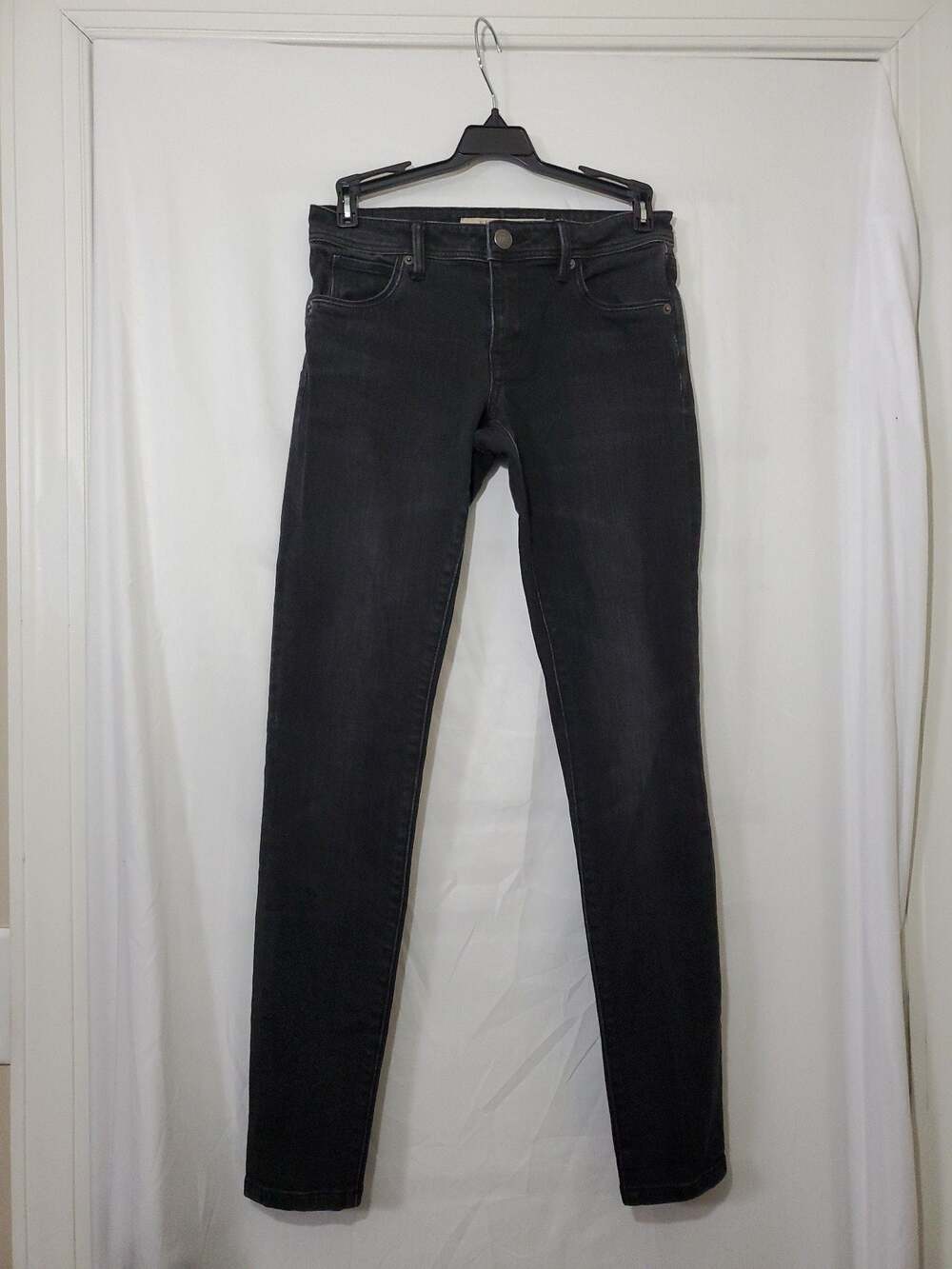 Burberry Brit Skinny Low-Rise Black Jeans Size W25
